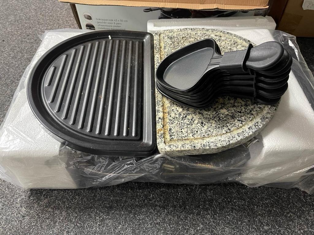 2-in-1 Gourmet & Steengrill, Witgoed en Apparatuur, Gourmetstellen, Ophalen, Nieuw, 8 personen of meer