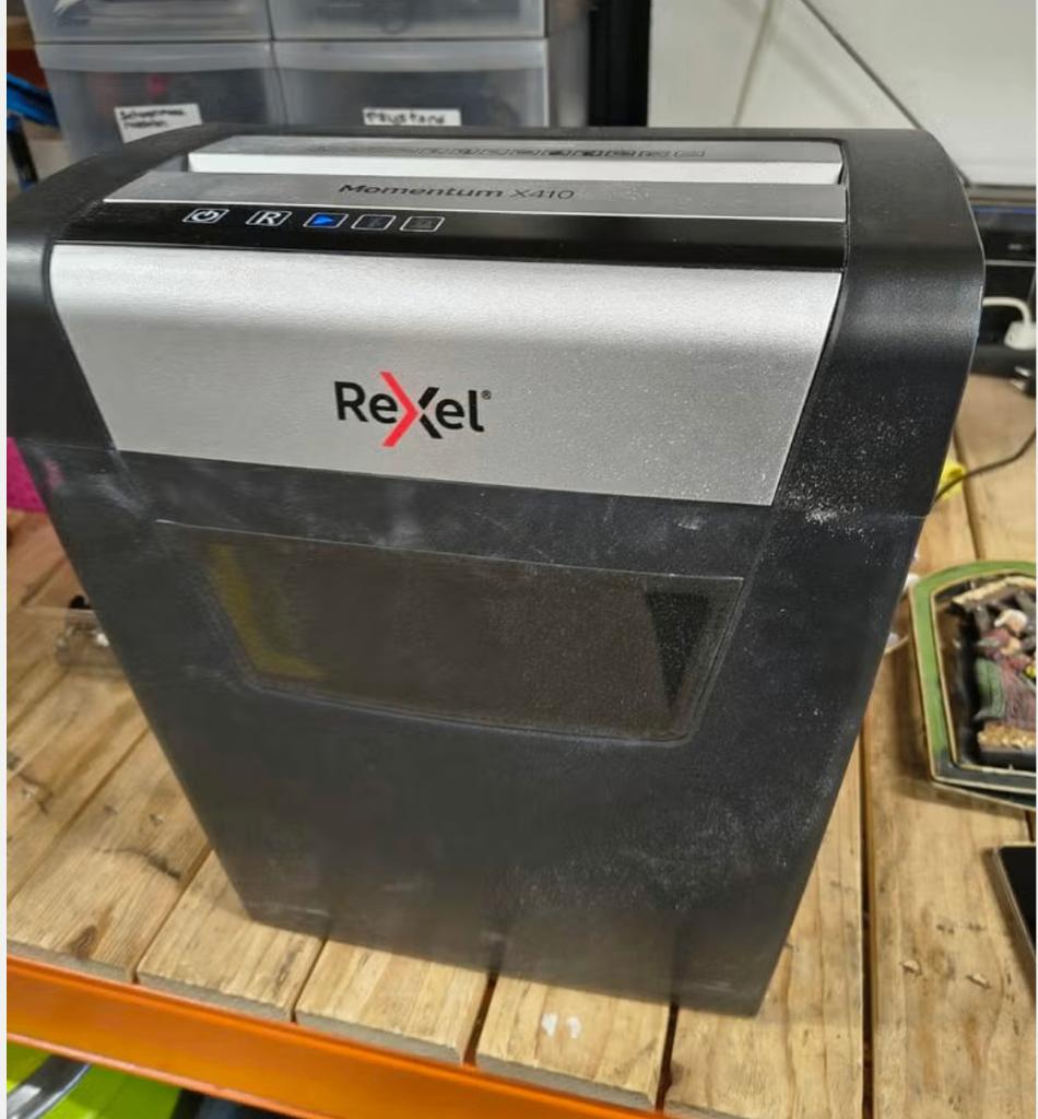 Rexel momentum X410 papierversnipperaar, Diversen, Ophalen, Gebruikt, ., .