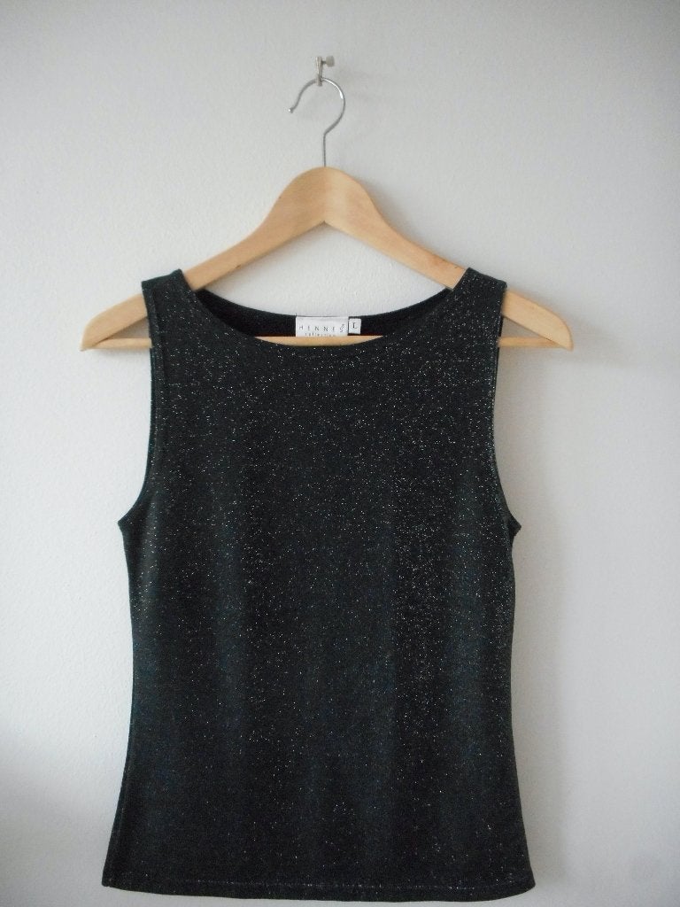 Mouwloze top van Hennes Collection, maat M-L, Kleding | Dames, Maat 38/40 (M), Zwart, Ophalen of Verzenden, Zo goed als nieuw