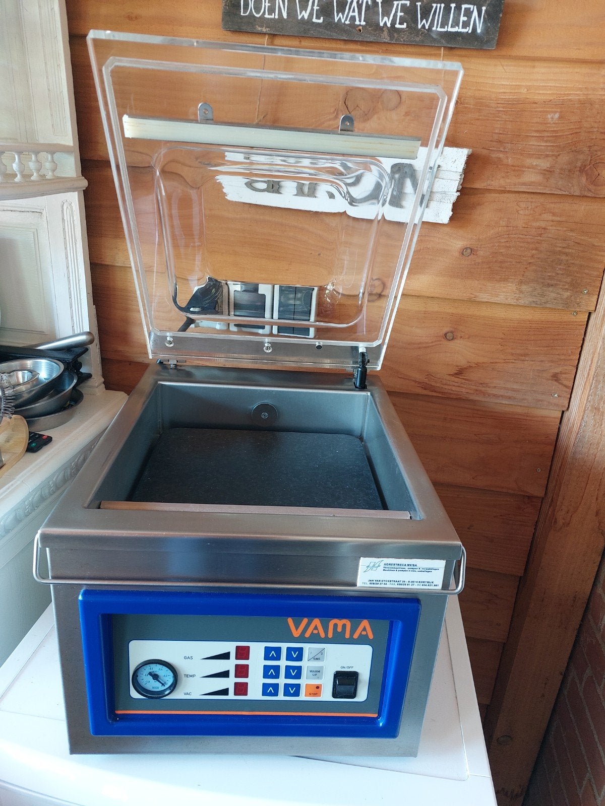 prachtige vacuummachine, Ophalen
