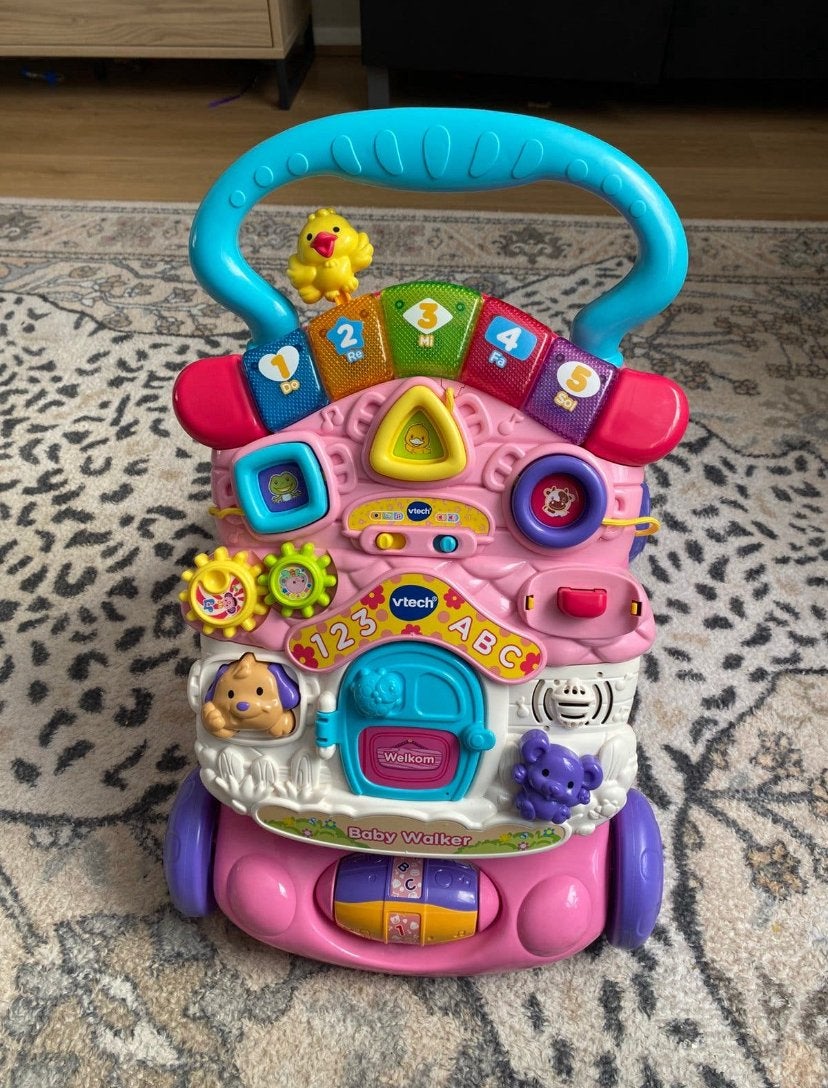Loopwagen vtech, Kinderen en Baby's, Ophalen, Zo goed als nieuw, 6 maanden tot 2 jaar