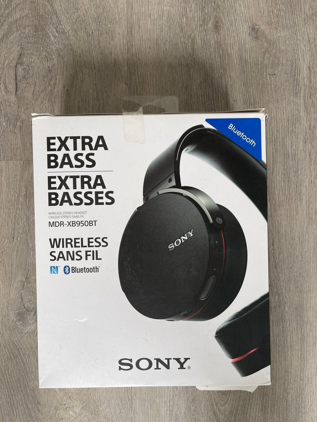 Sony koptelefoon nieuw, Bluetooth, Nieuw, Ophalen of Verzenden, Grijs