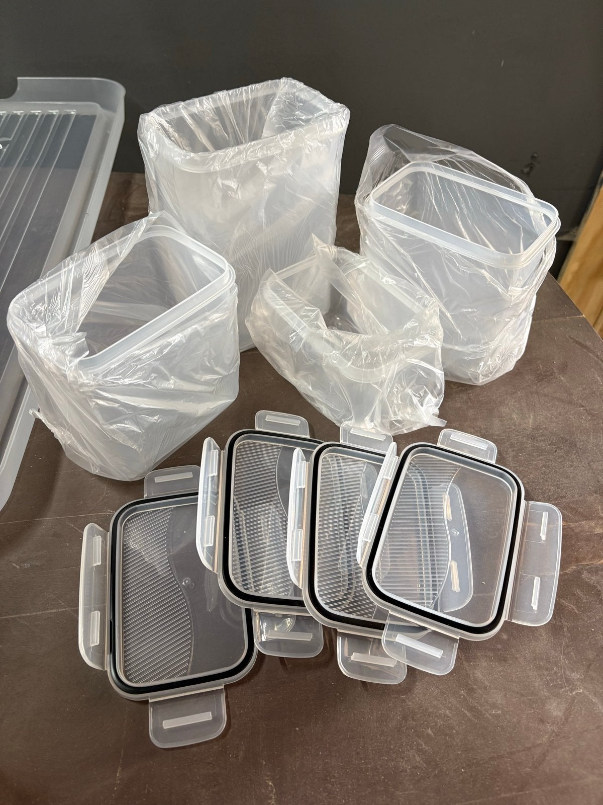 Voorraadpotten set - 24 stuks - Diverse maten - Nieuw, Kunststof, Nieuw, Ophalen of Verzenden, Voorraadpot