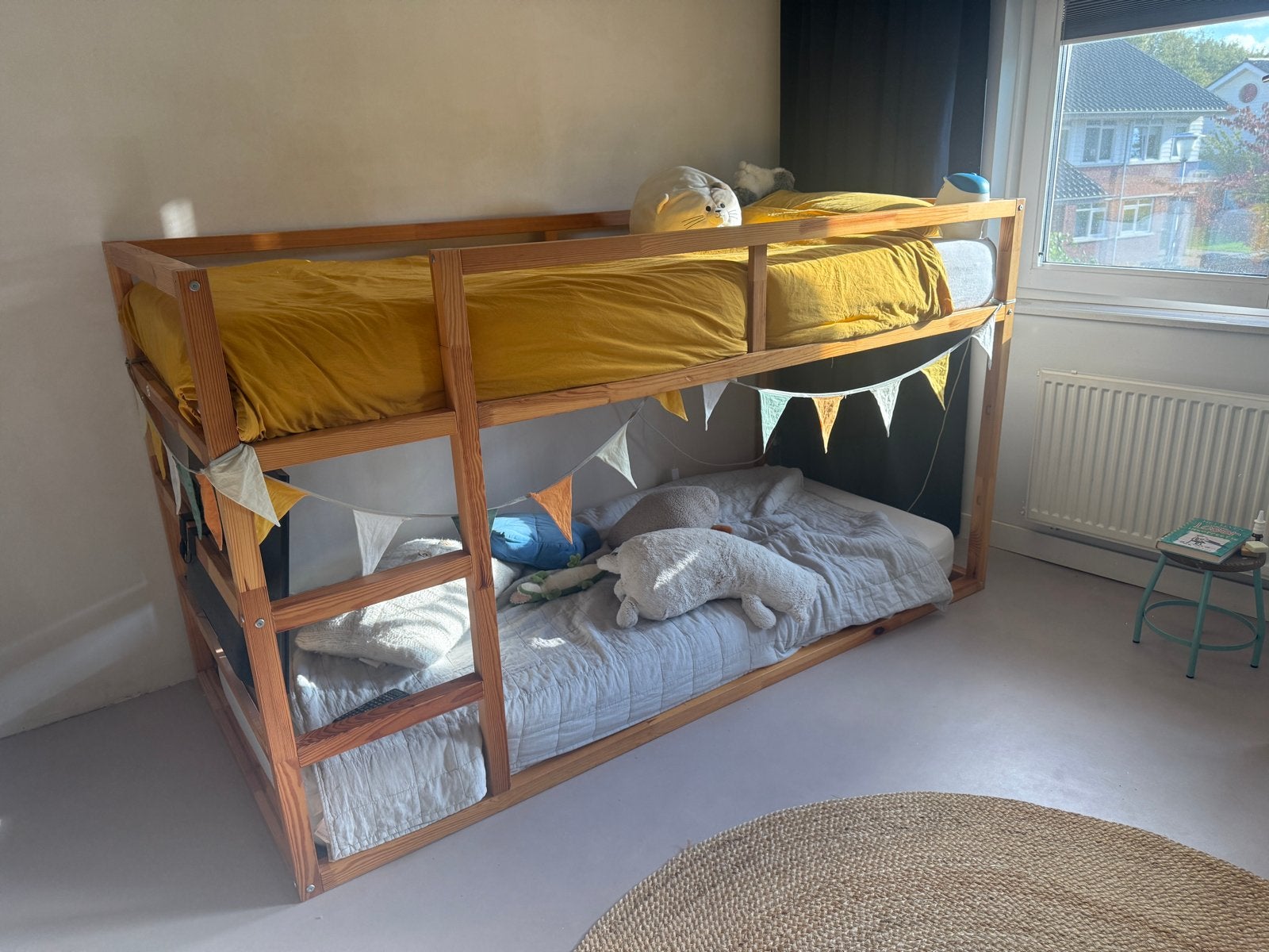 IKEA KURA keerbaar bed - Hoogslaper/Laag bed, 85 tot 100 cm, Gebruikt, Ophalen of Verzenden, Hoogslaper of Stapelbed