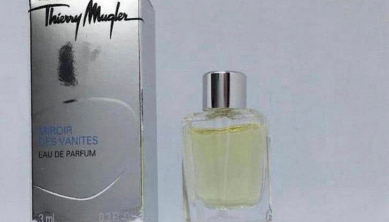 Parfum Miniatuur Miroir des vanités Thierry Mugler 3 ml edp, Verzamelen, Verzenden, Nieuw, Miniatuur, Gevuld