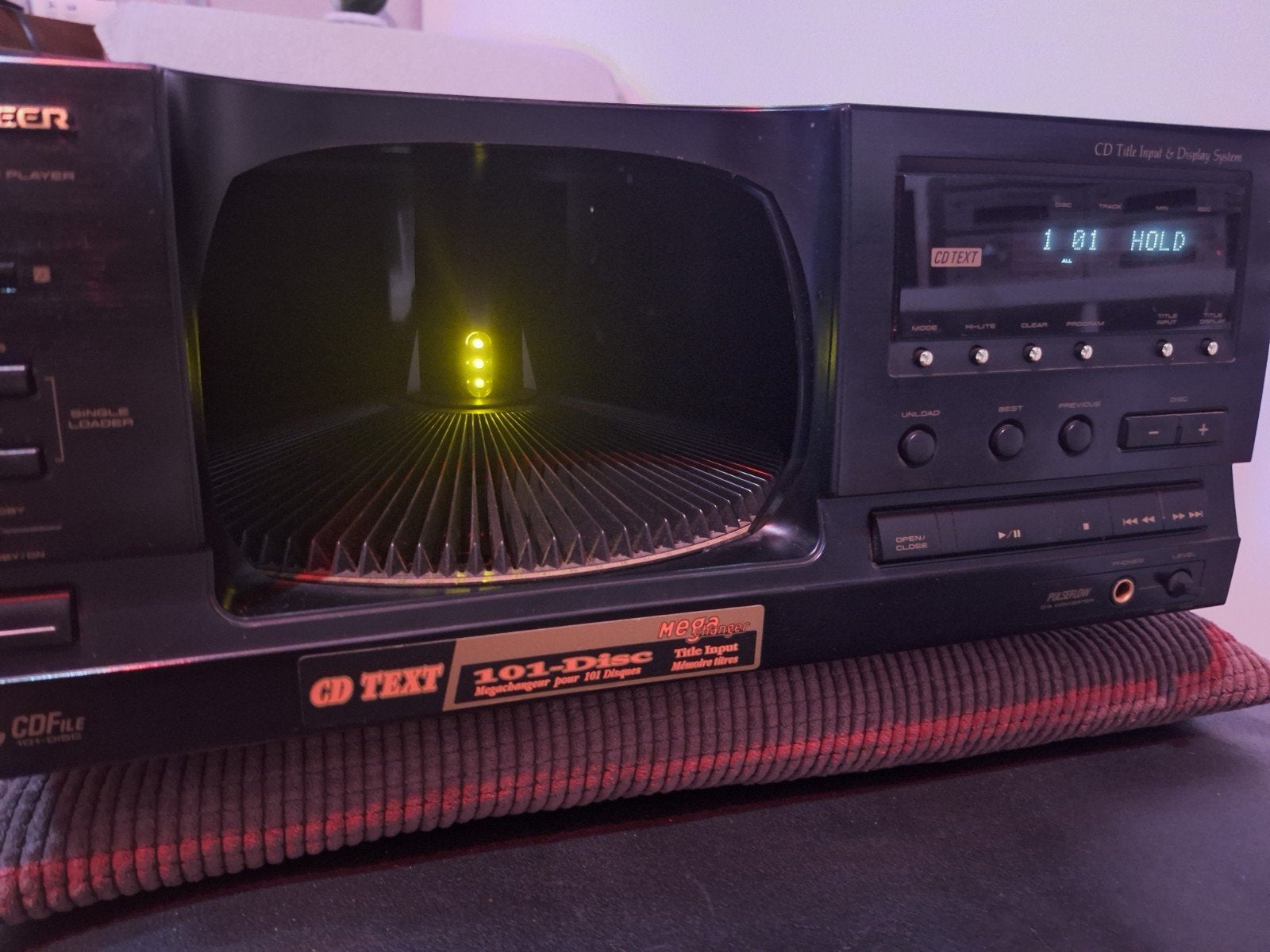 Pioneer PD-F957 101 CD-wisselaar, Audio, Tv en Foto, Ophalen, Niet werkend, Pioneer, Wisselaar