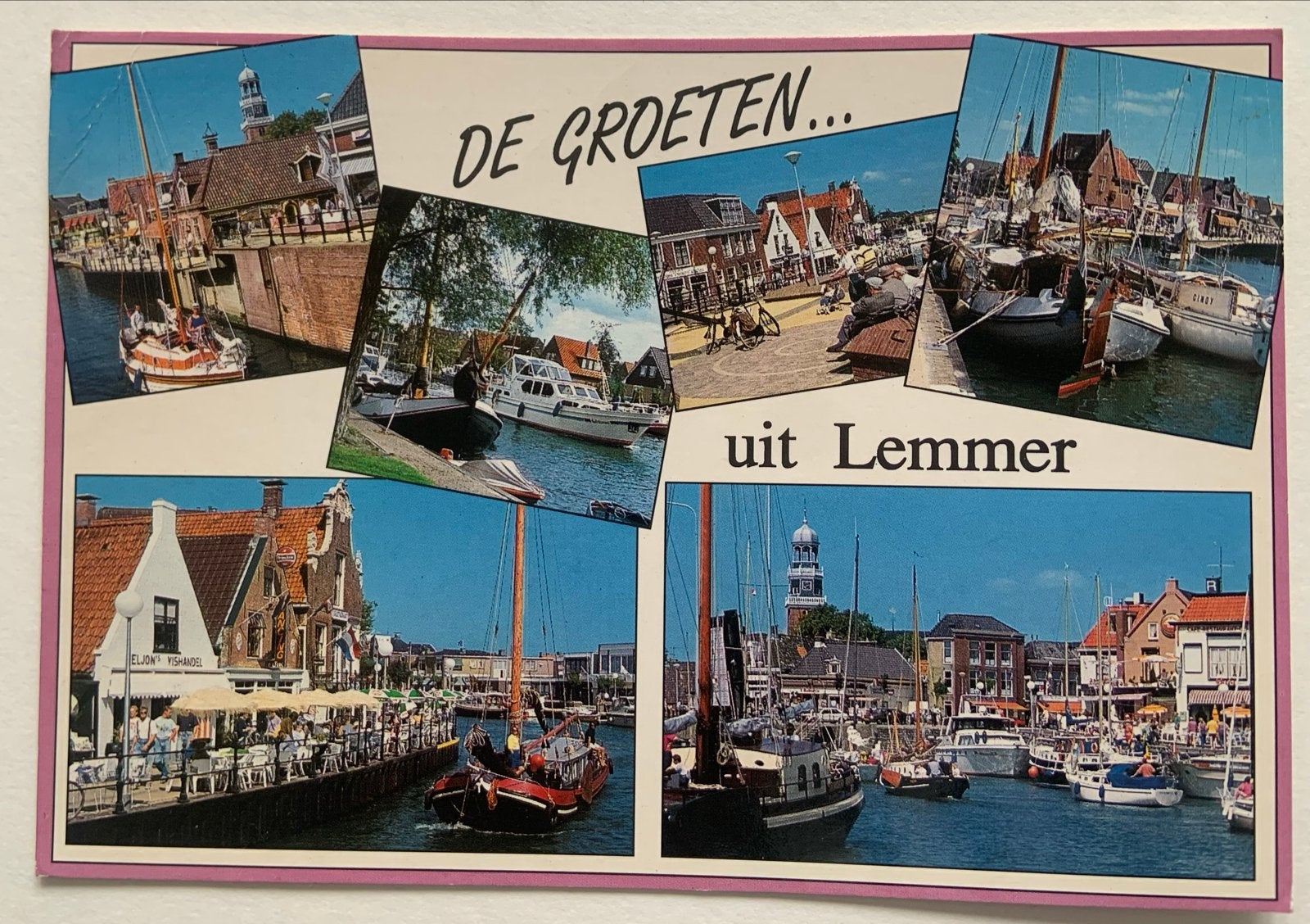 Lemmer - De Groeten uit Lemmer, Verzenden, 1980 tot heden, Gelopen, Friesland
