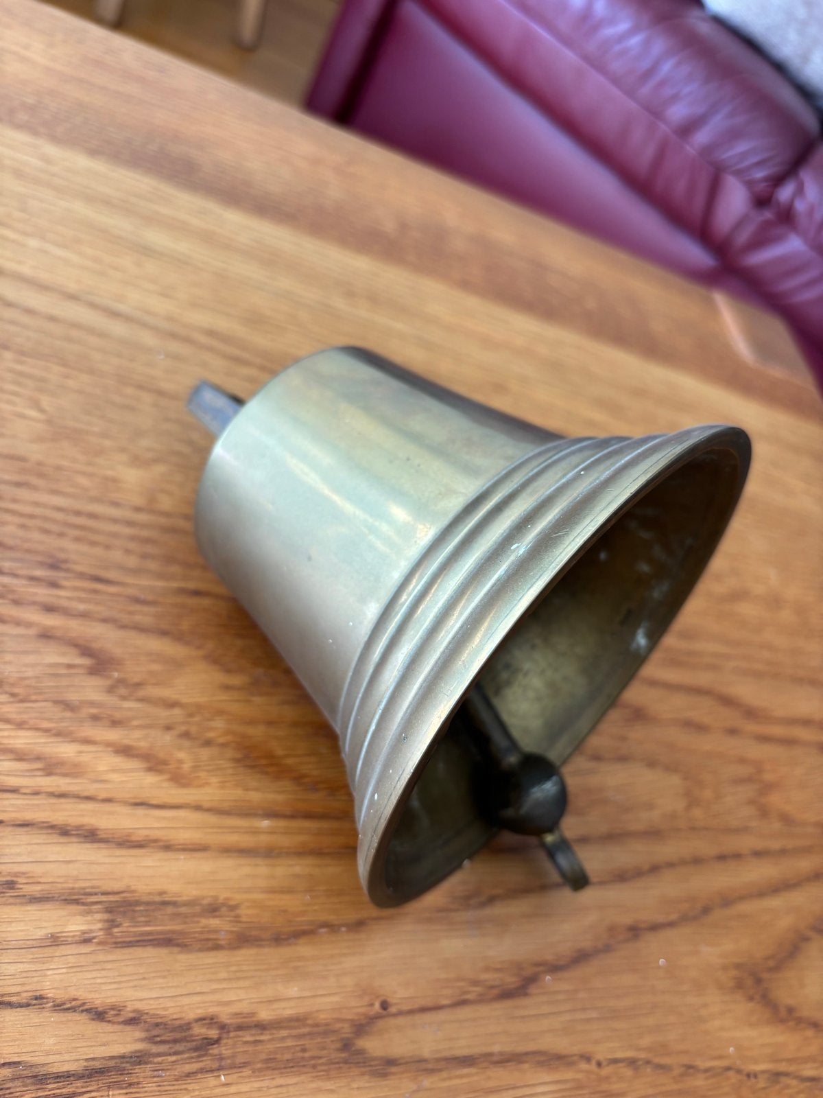 Antieke Messing Scheepsbel, Ophalen