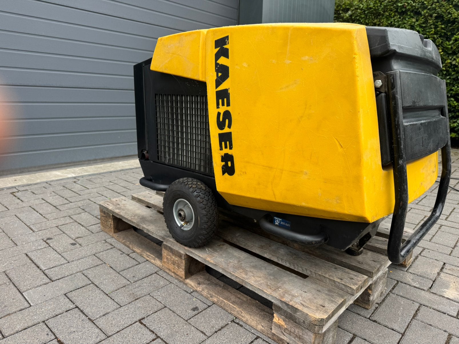 Kaeser m17A benzine compressor 15 bar, 100 liter of meer, Ophalen of Verzenden
