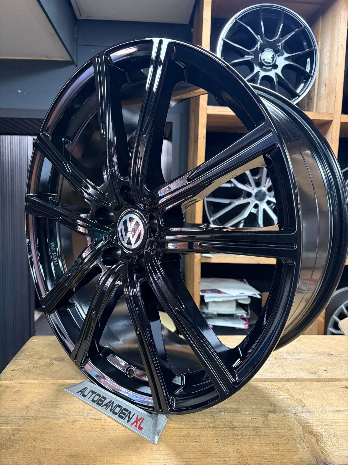 20 Inch Audi Seat Skoda Vw Black Wheels 5x112, Velg(en), Nieuw, XL, 20 inch