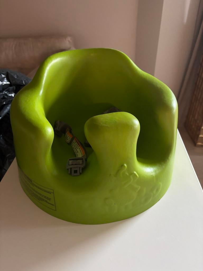 Bumbo stoeltje met eetblad - Groen, Ophalen, Gebruikt, Overige typen, Afneembaar eetblad