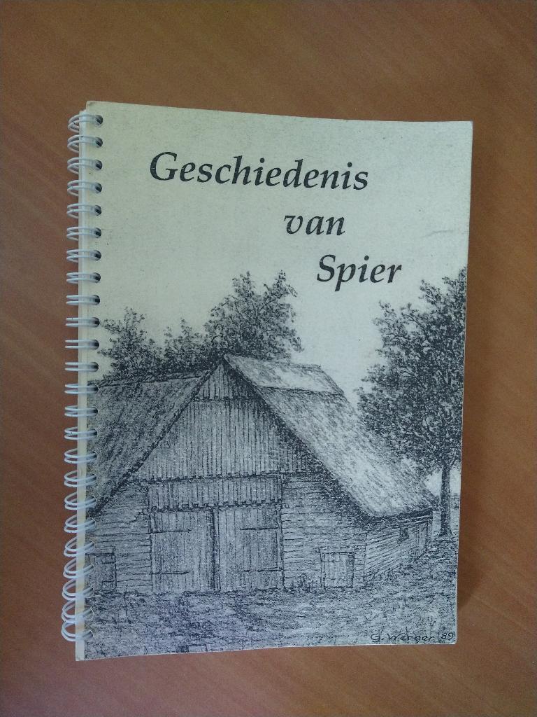Geschiedenis van Spier, Boeken, Ophalen of Verzenden, Zo goed als nieuw