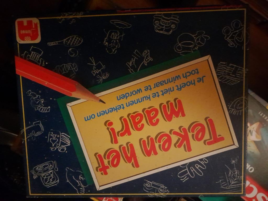 Teken Het maar, Hobby en Vrije tijd, Gezelschapsspellen | Bordspellen, Ophalen of Verzenden, Gebruikt