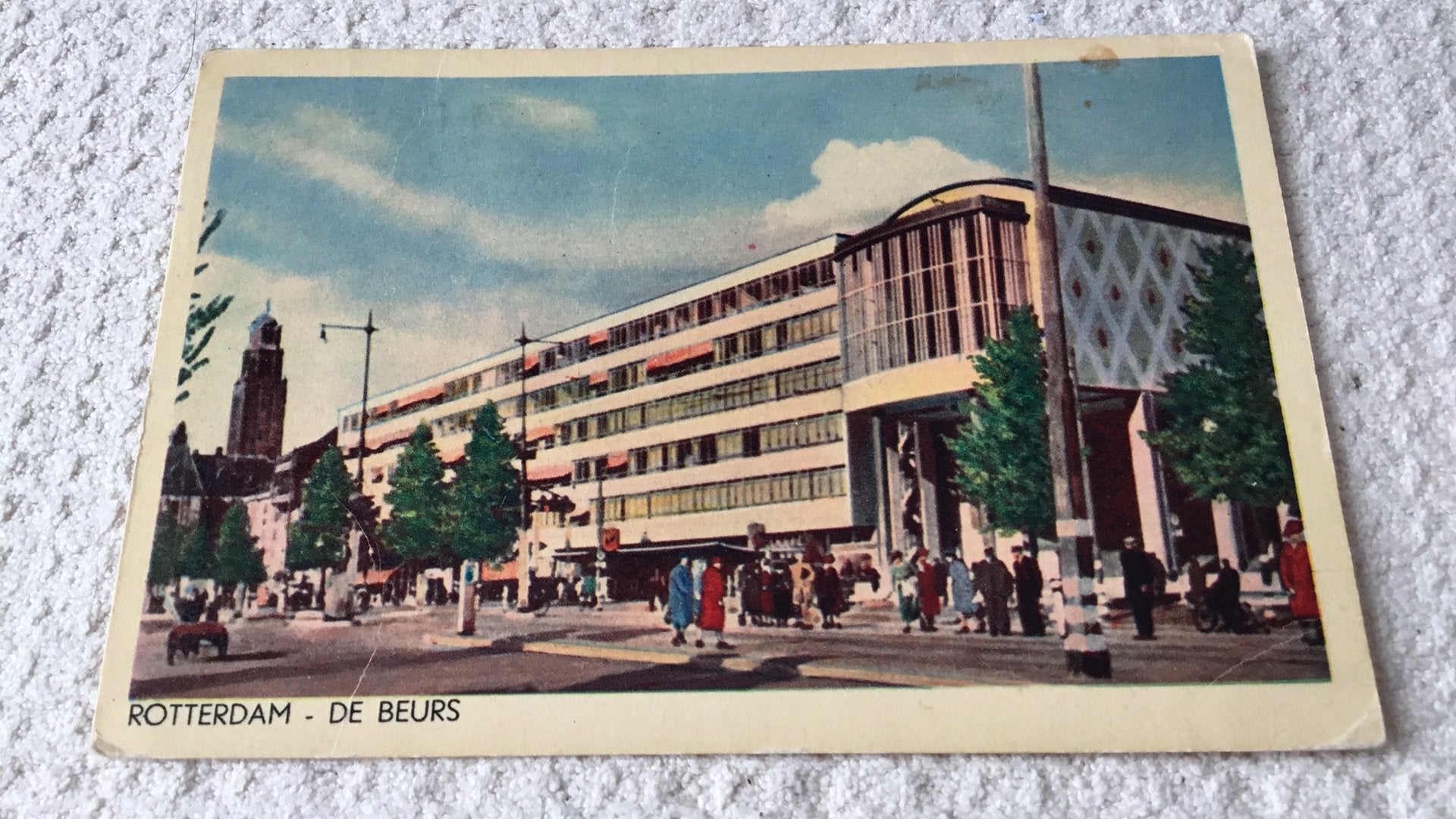 Rotterdam - de Beurs. verstuurd naar Eudokia Ziekenhuis., Ophalen of Verzenden, 1960 tot 1980, Gelopen, Zuid-Holland