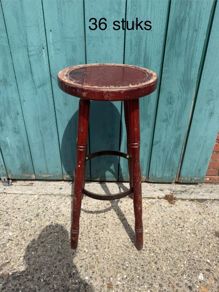Diverse barkrukken vintage old scool, 5 krukken of meer, Ophalen, Zo goed als nieuw, 60 tot 90 cm