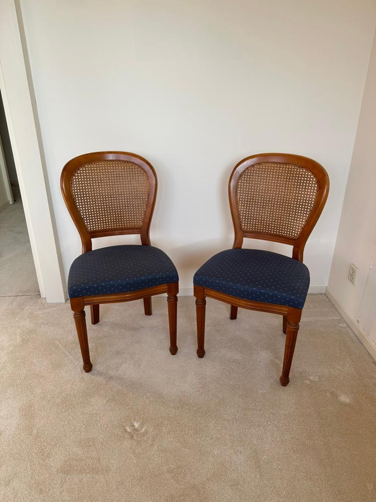 Grange stoelen massief Kersenhout 2 stuks, Ophalen