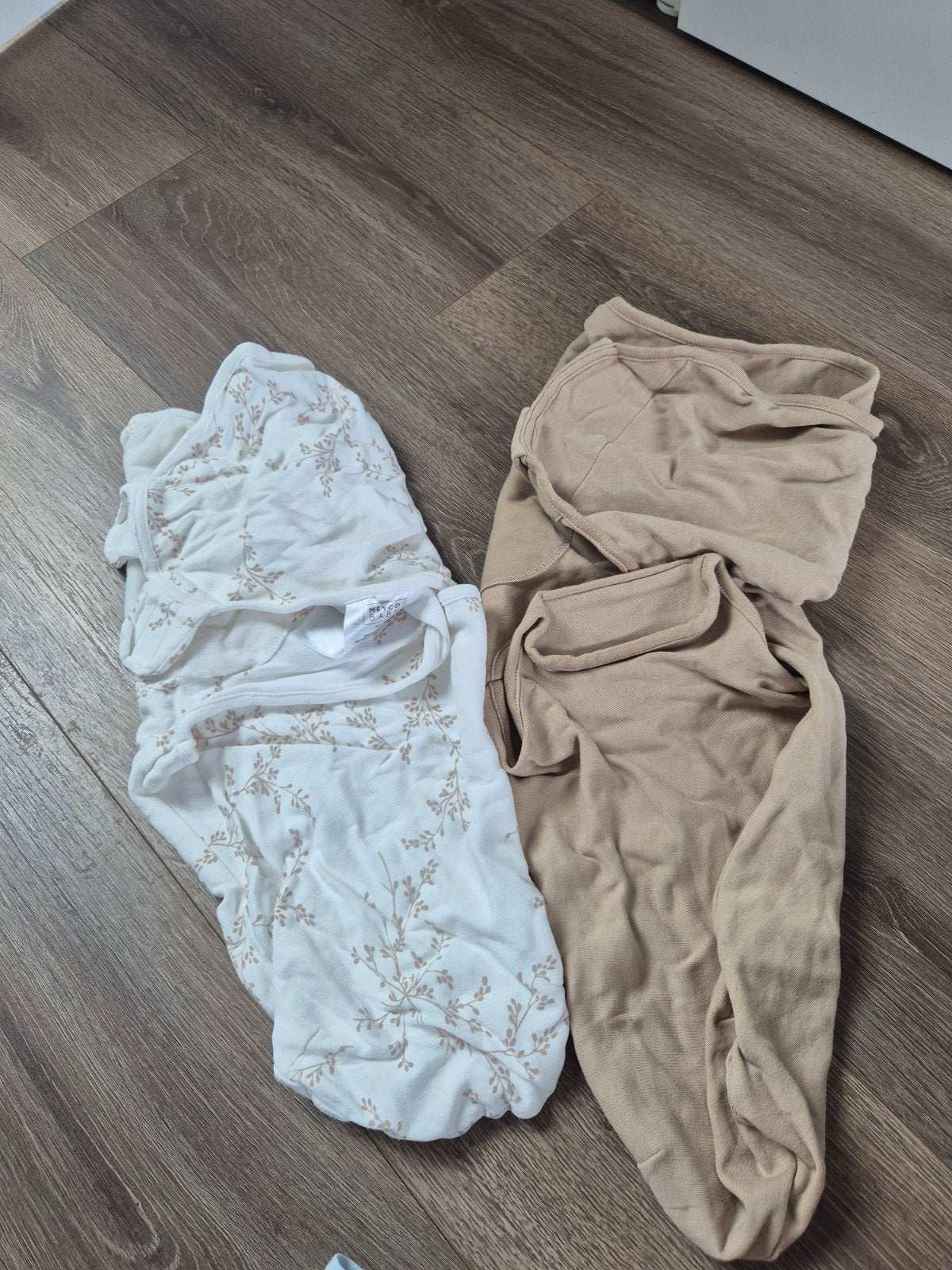 Twee inbaker doeken / zakken voor baby nieuw, Meyco, Bakerzak of Bakerdoek, In te korten, Nieuw