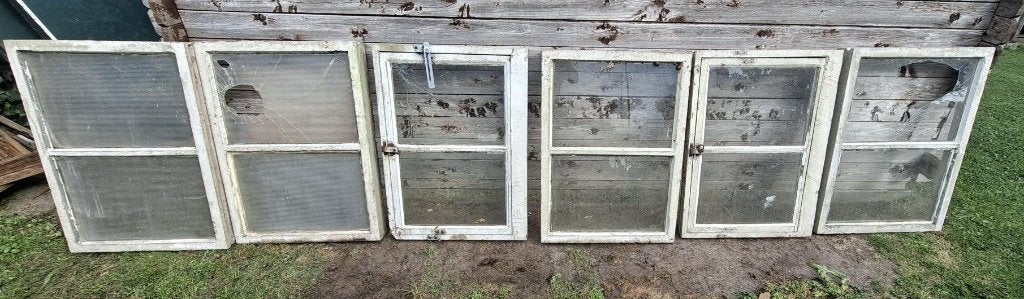Betonnen kozijnen (6 stuks), Overige materialen, Gebruikt, Raamkozijn, Minder dan 75 cm