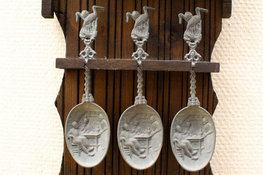 Houten lepel rek 39650, Ophalen of Verzenden, Gebruikt