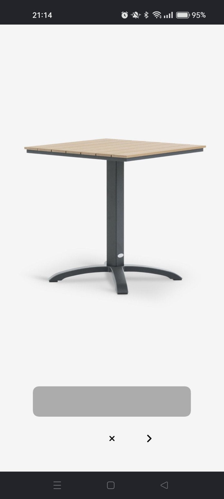 Zo goed als nieuwe Bistro/ bijzettafel, Ophalen, Zo goed als nieuw