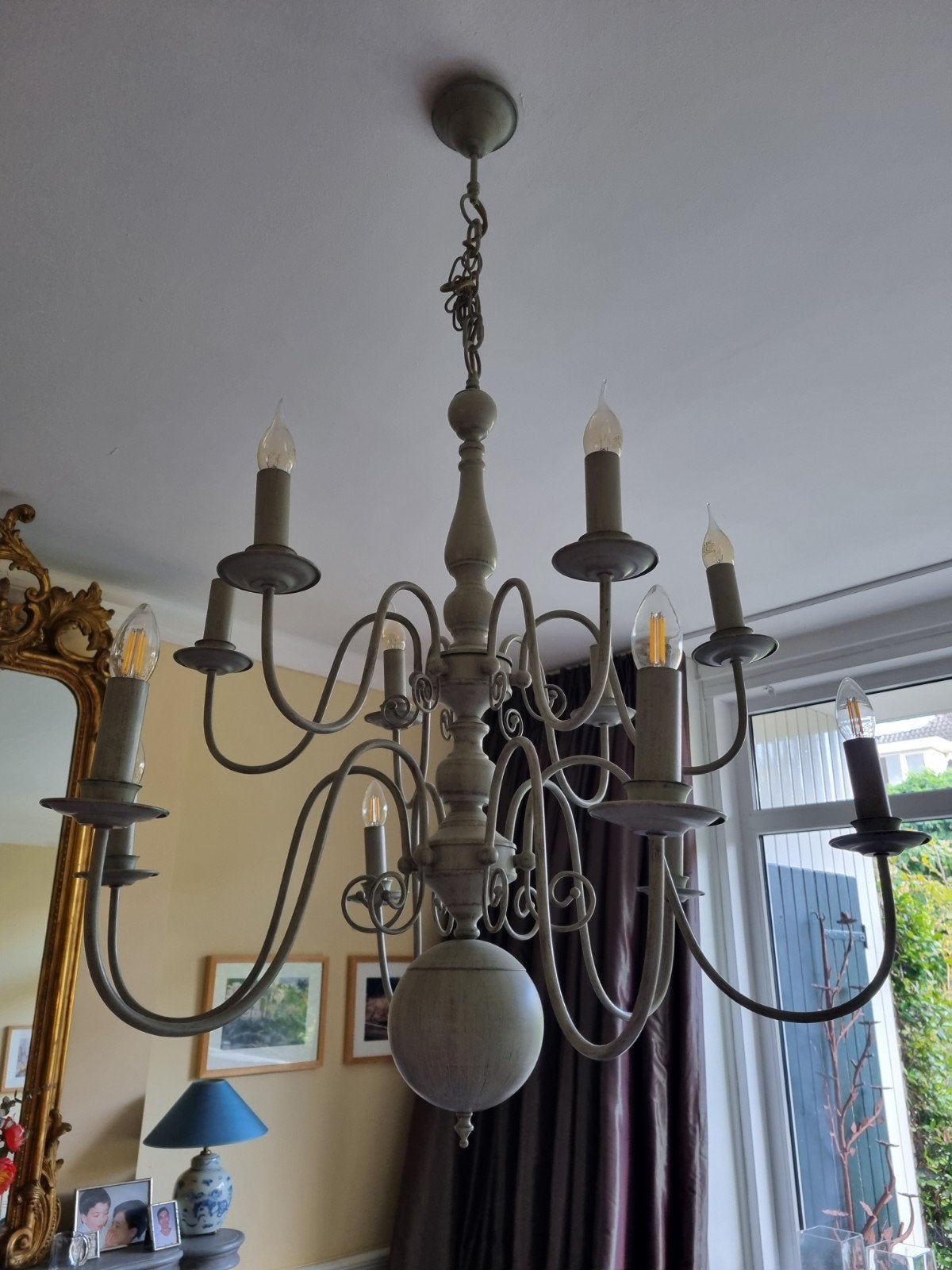 Lamp, Ophalen, Gebruikt, Metaal, Landelijk