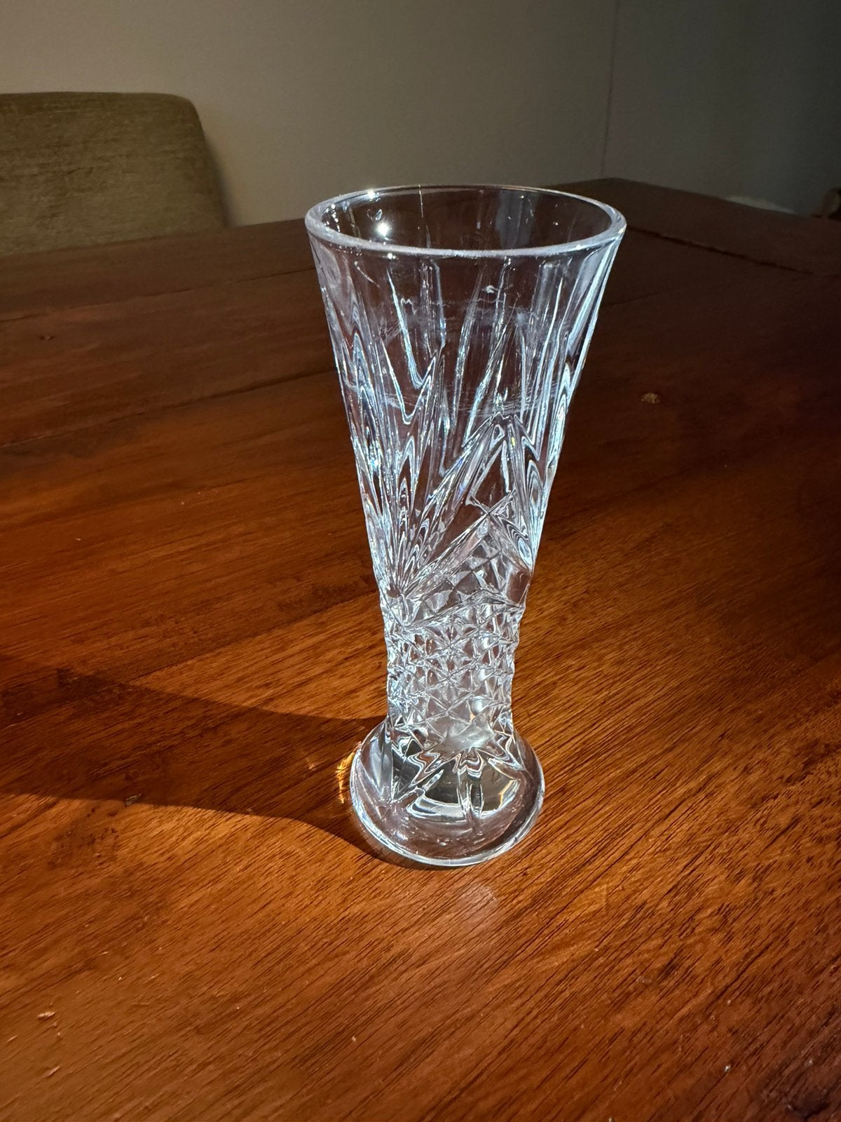 Cristal d'Arques kristallen vaasje, Ophalen