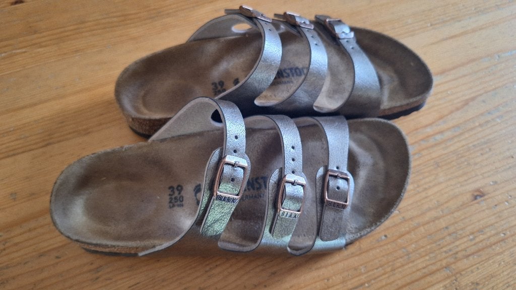 Birkenstock Florida, Kleding | Dames, Schoenen, Ophalen of Verzenden, Zo goed als nieuw, Overige kleuren, Sandalen of Muiltjes
