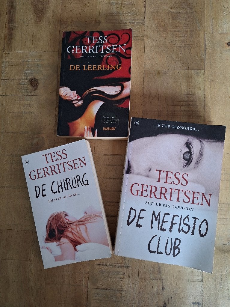 Tess Gerritsen - 3 titels, Ophalen of Verzenden, Zo goed als nieuw