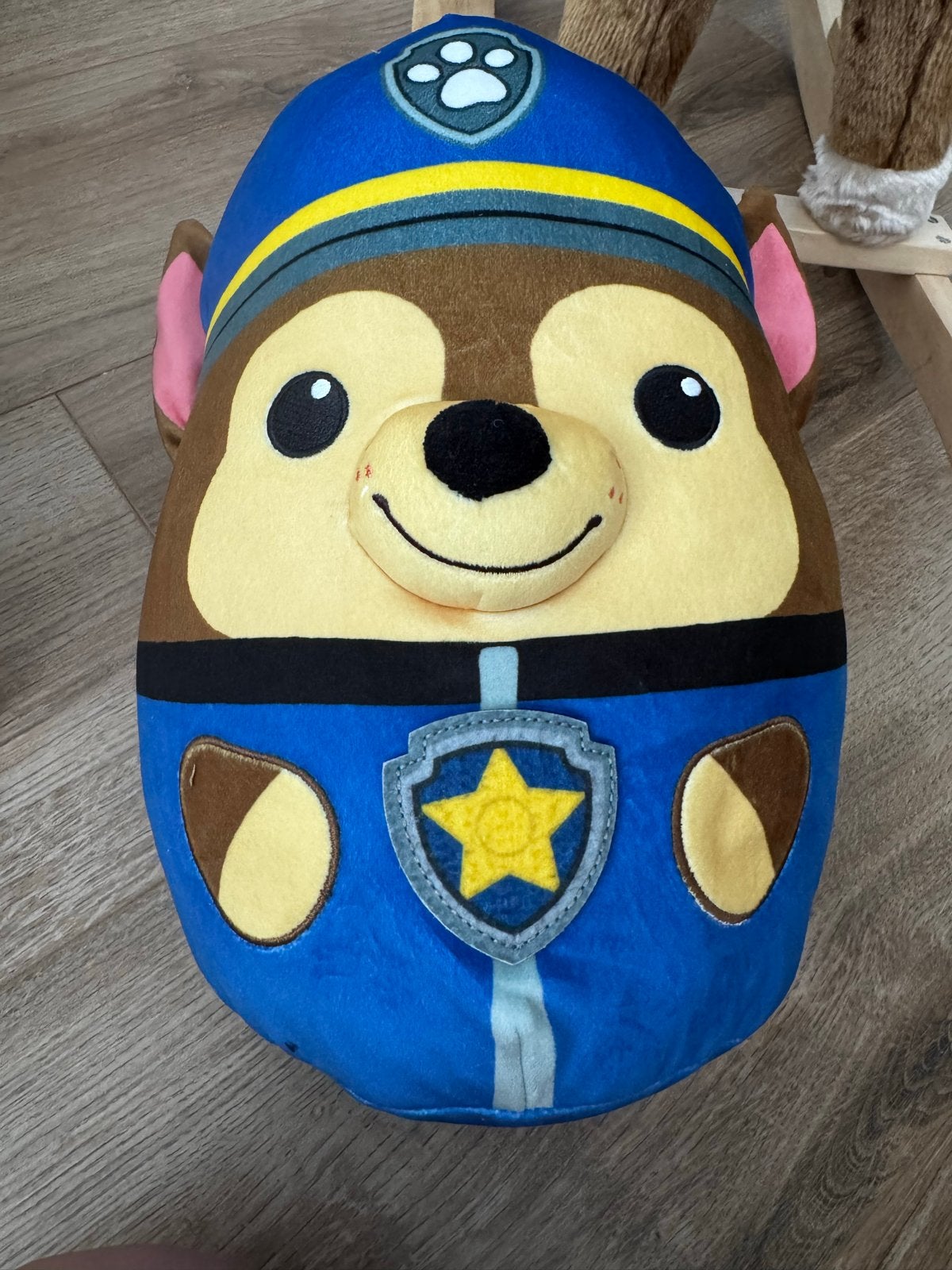 Paw Patrol Chase knuffel - Zo goed als nieuw, Ophalen, Overige merken, Blauw, Hond