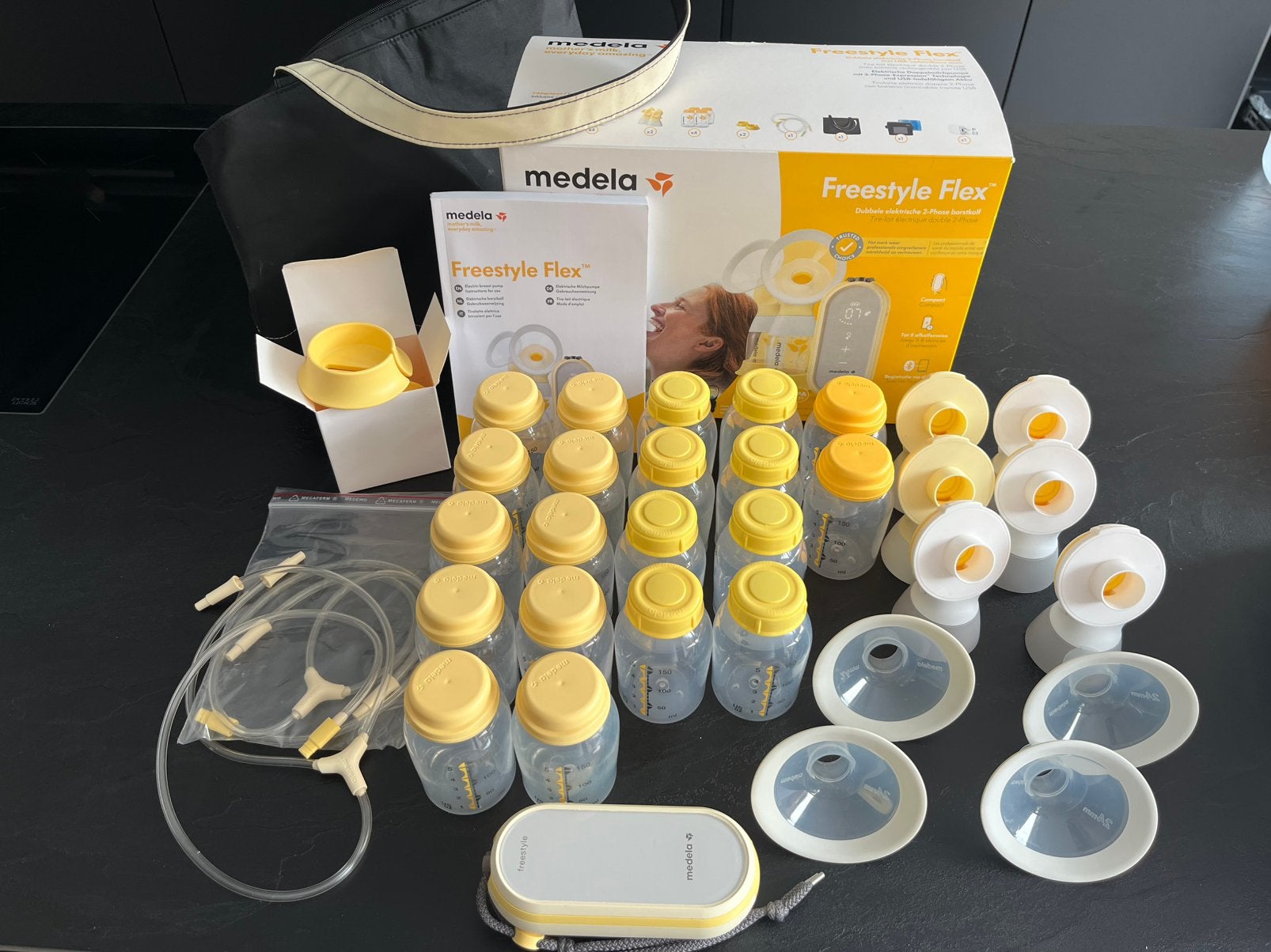 Medela kolf, Ophalen of Verzenden, Gebruikt, Borstkolf