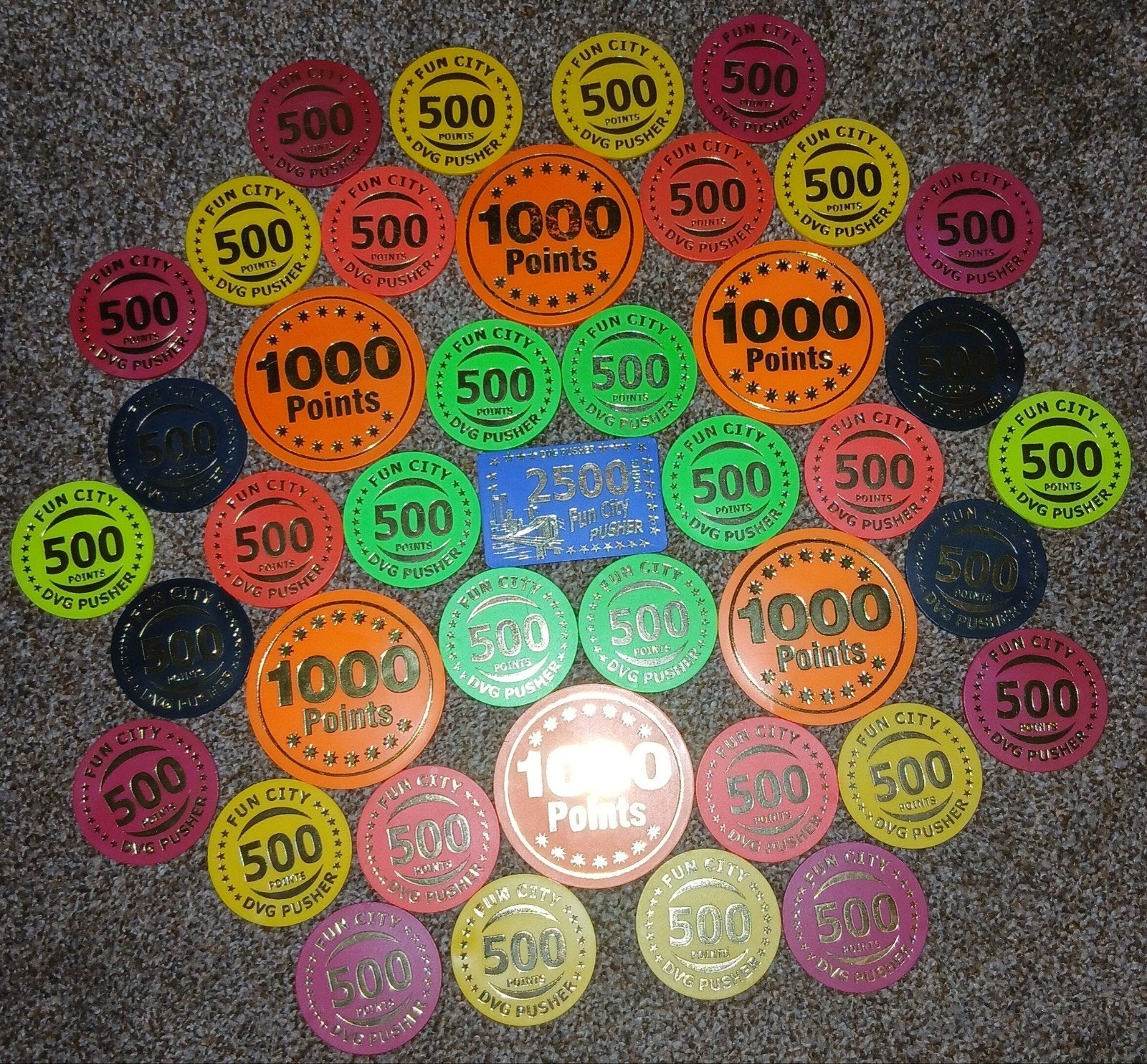 Fun City DVG Pusher punten - 25.500 punten, Ophalen of Verzenden
