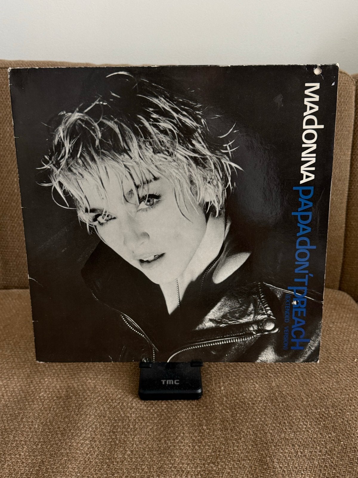Madonna - Papa Don't Preach (Vinyl Single), Gebruikt, Pop, Ophalen of Verzenden, EP
