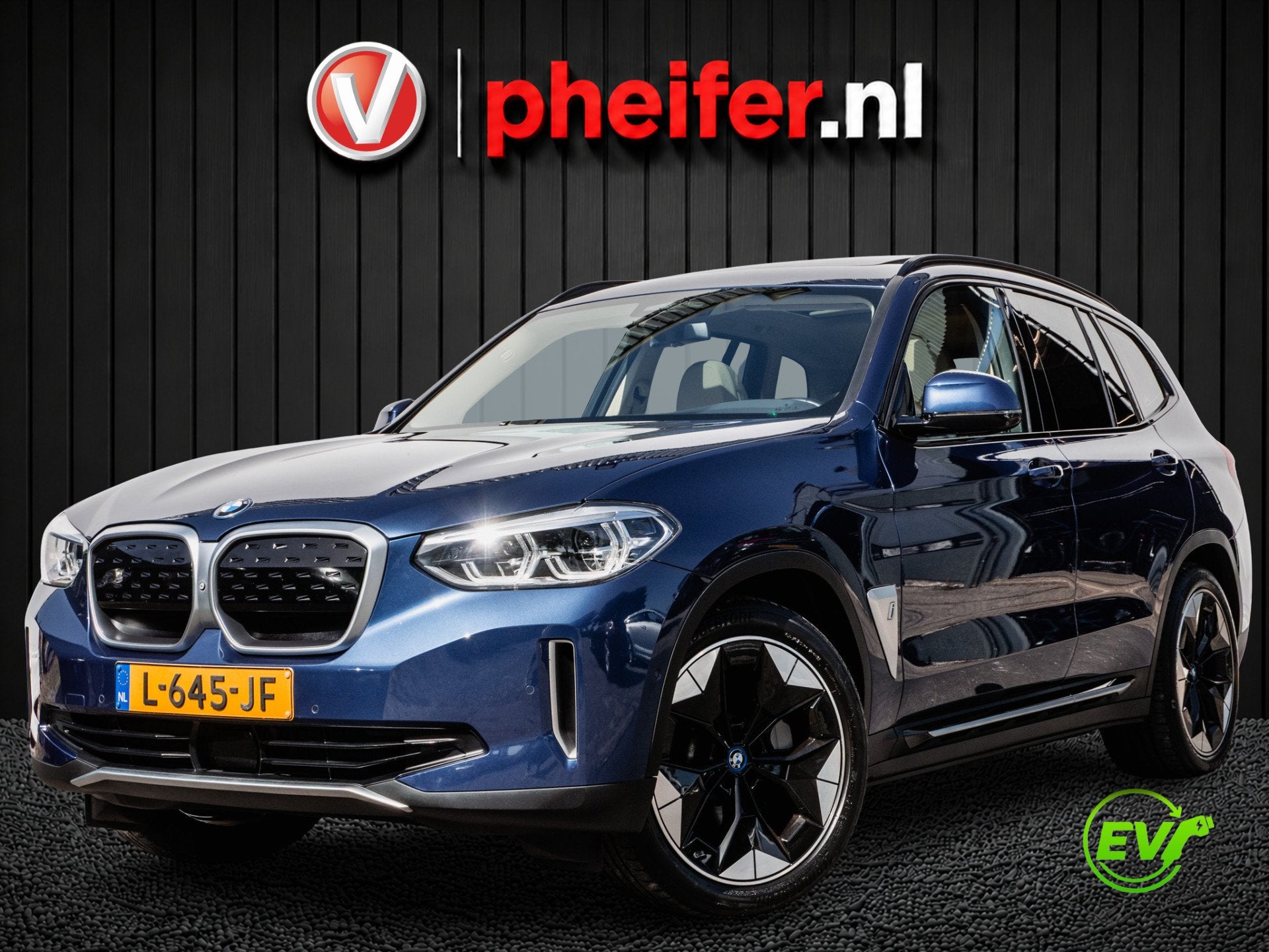BMW iX3 High Executive 80 kWh SOH 99% Elek. panoramadak/ Hea, Automaat, Achterwielaandrijving, Gebruikt, Blauw