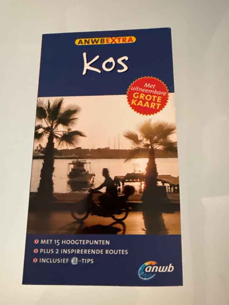 ANWB Extra Kos Reisgids met uitneembare kaart, Europa, Ophalen of Verzenden, Zo goed als nieuw, Reisgids of -boek