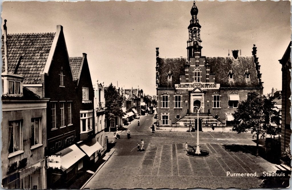 Purmerend - 9 oude ansichtkaarten, Verzamelen, Ansichtkaarten | Nederland, Verzenden, 1960 tot 1980, Gelopen, Noord-Holland
