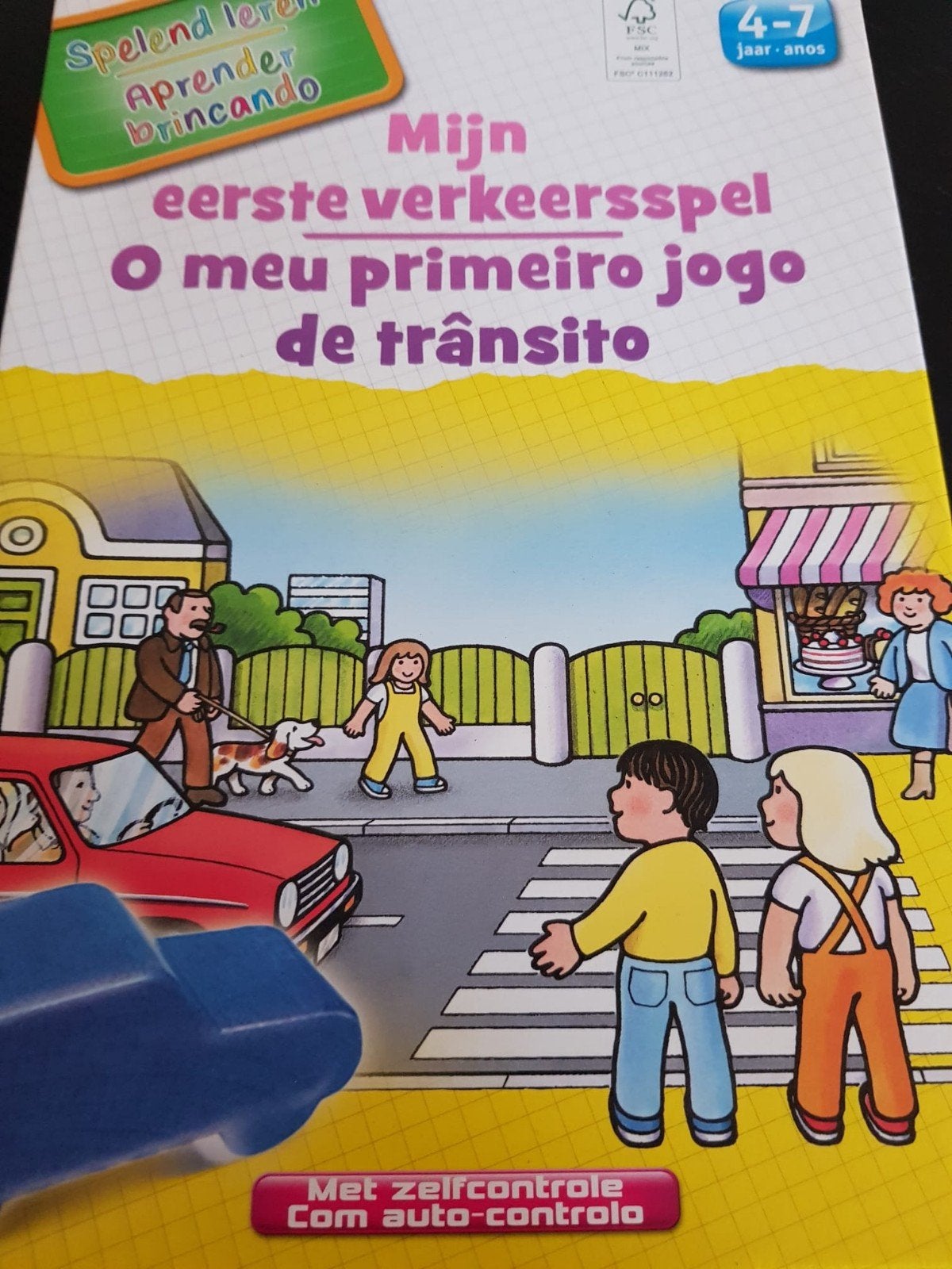 Mijn eerste verkeersspel - Educatief bordspel 4-7 jaar, Een of twee spelers, Ophalen of Verzenden, Gebruikt