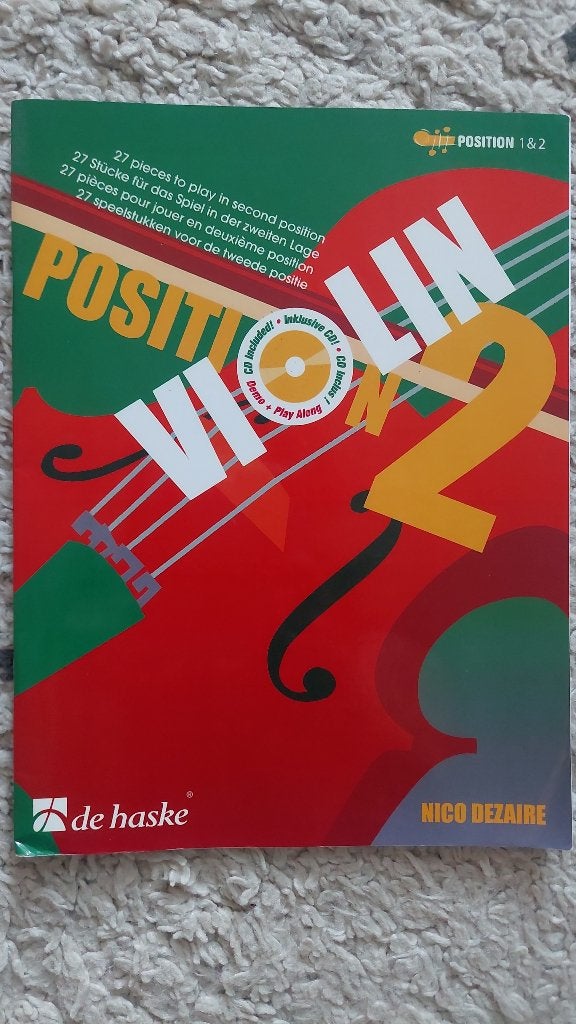 Bladmuziek: tweede en derde positie viool, Muziek en Instrumenten, Bladmuziek, Ophalen, Gebruikt, Overige genres, Les of Cursus