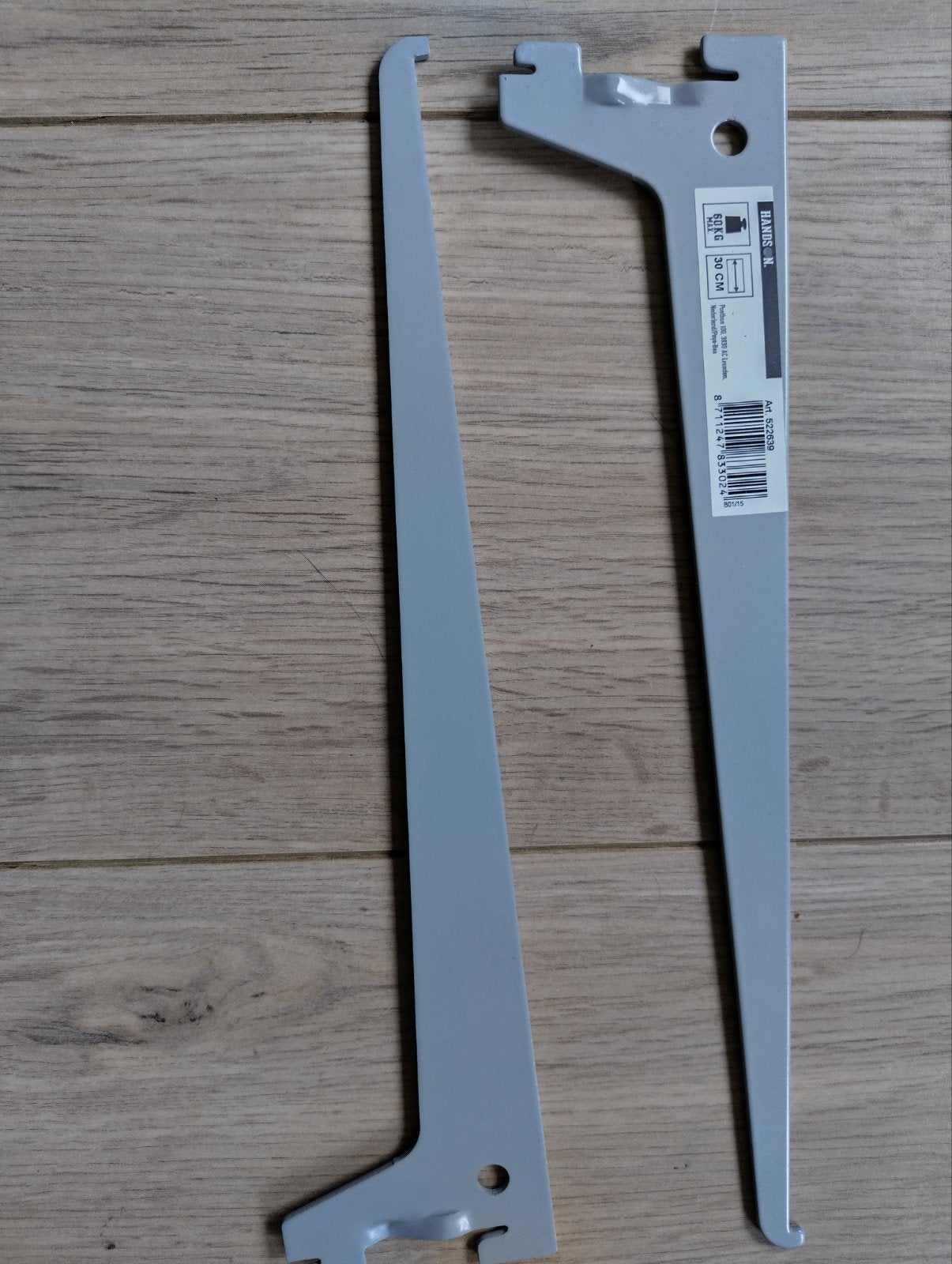 12x Plankdragers 30 cm - Grijs - Nieuw, Ophalen, Nieuw