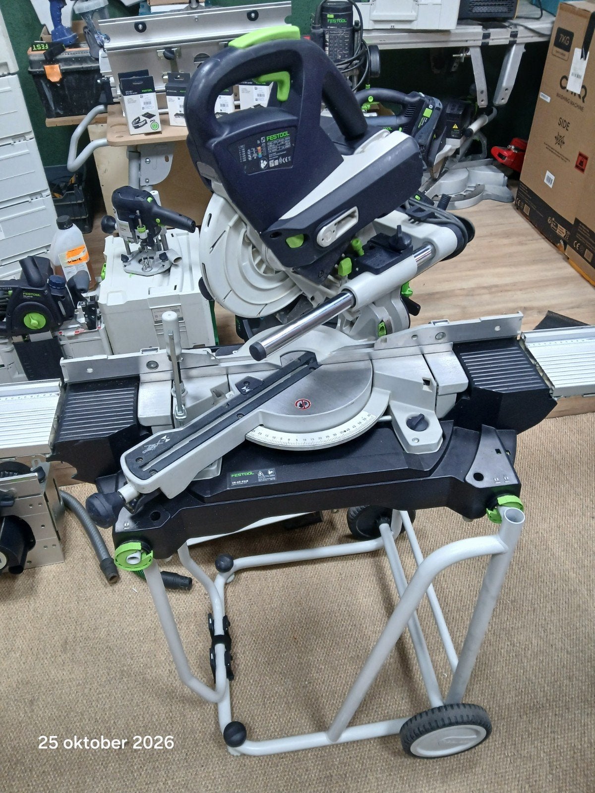 Festool Afkortzaag., Doe-het-zelf en Verbouw, Ophalen, Gebruikt, -, -