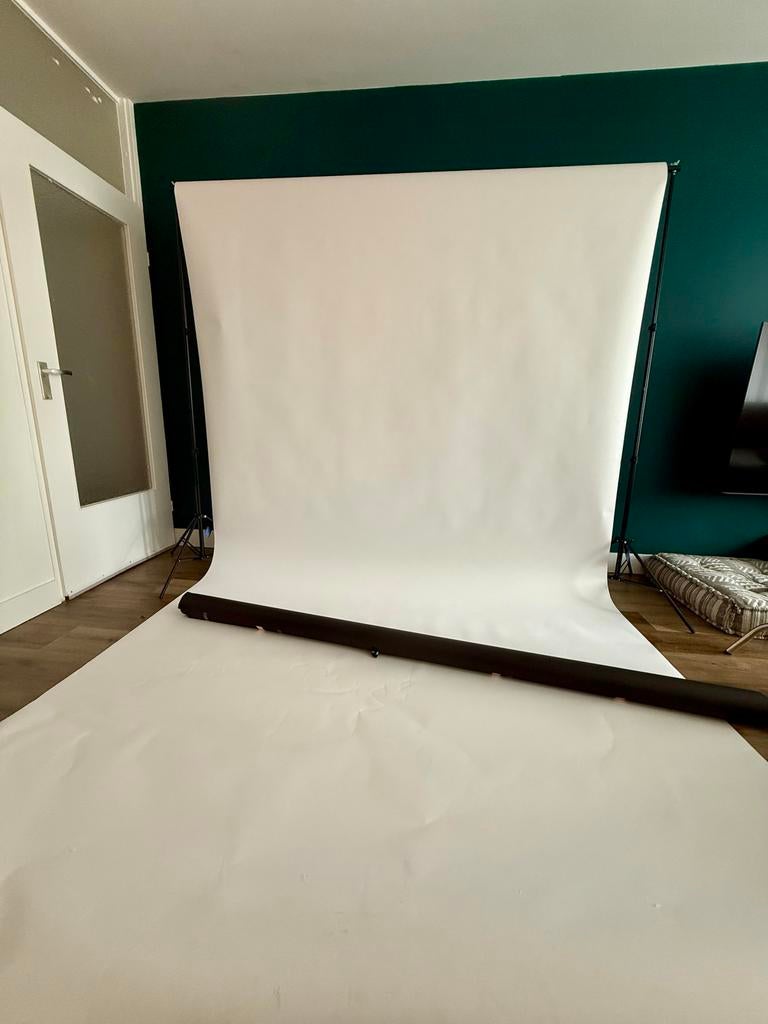 Studio Background stand - Seemless paper roll, Audio, Tv en Foto, Fotografie | Fotostudio en Toebehoren, Ophalen, Zo goed als nieuw