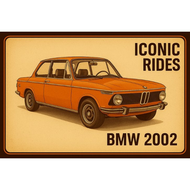 BMW 2002 bord | 20x30cm, Ophalen of Verzenden, Nieuw, Reclamebord