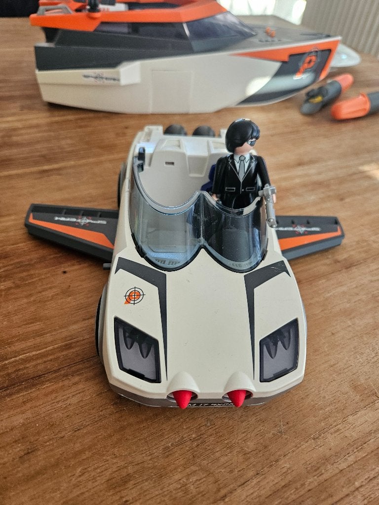 Playmobil Top Agents P.’s Super Racer – 9252, Kinderen en Baby's, Speelgoed | Playmobil, Ophalen of Verzenden, Zo goed als nieuw