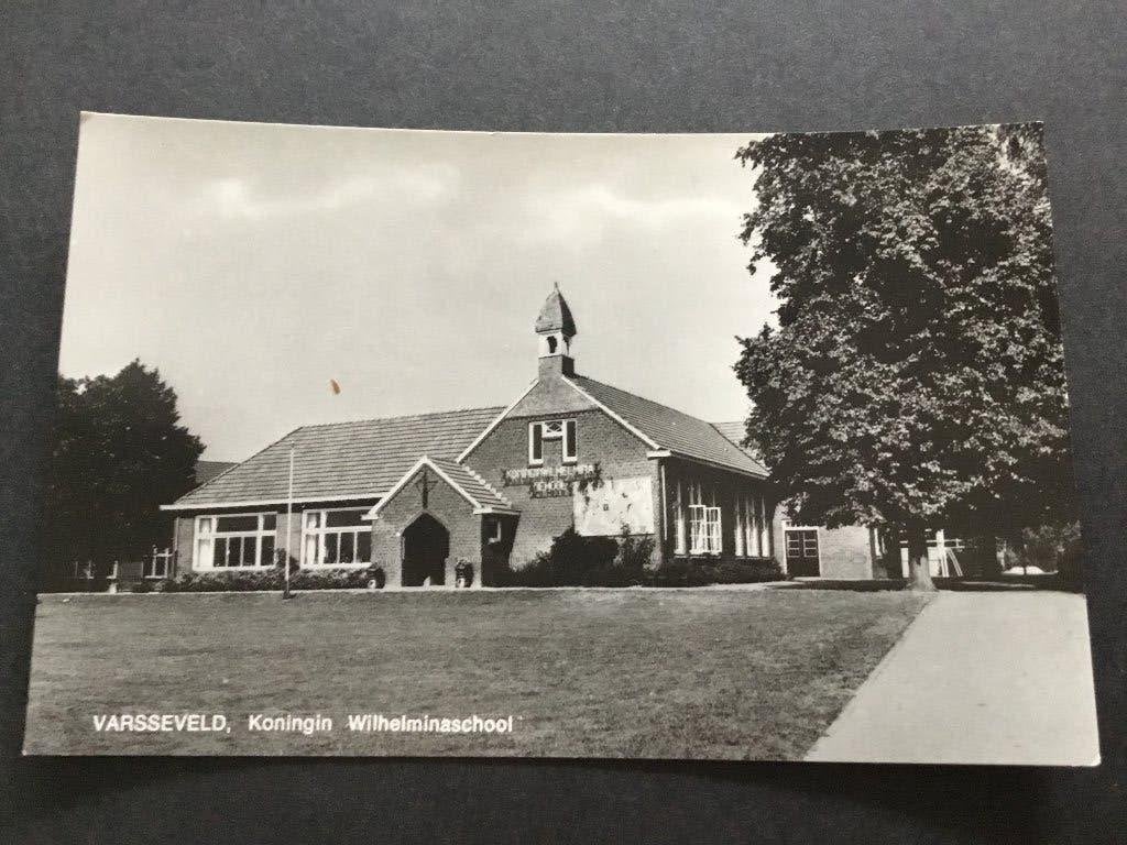 Ongelopen kaart: Varsseveld, Koningin Wilhelminaschool, Verzenden, 1940 tot 1960, Ongelopen, Gelderland