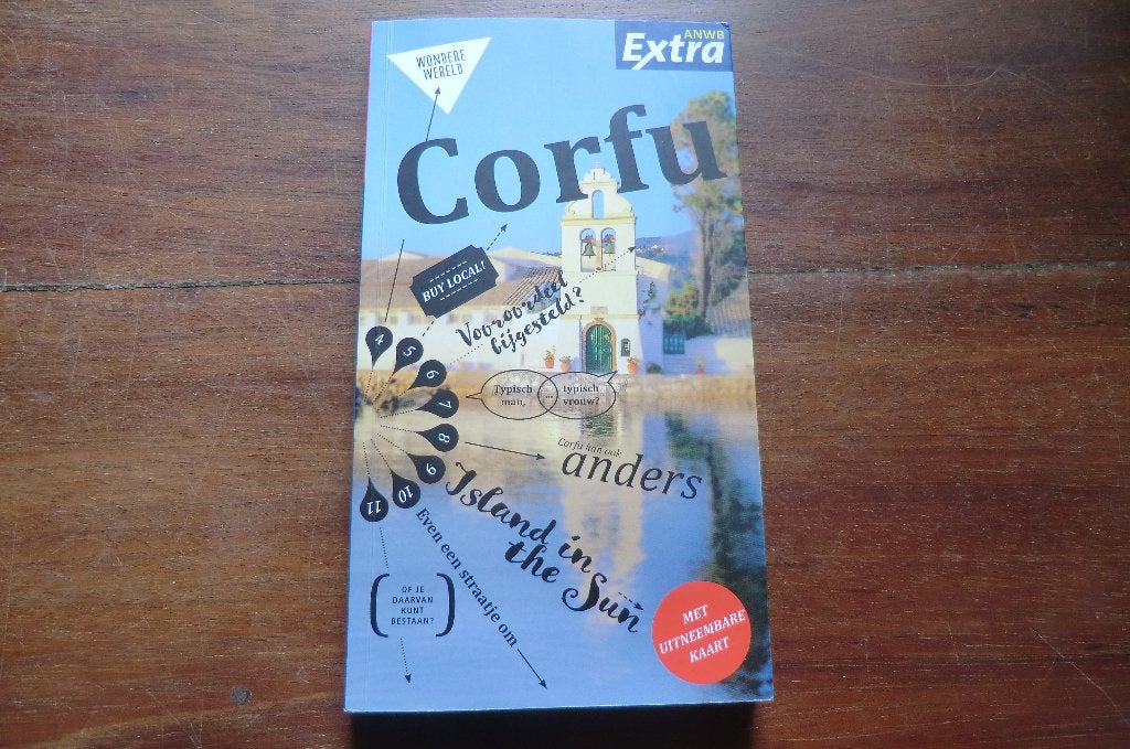 reisgids - Corfu - anwb extra (2018) / Griekenland, Europa, Ophalen of Verzenden, Zo goed als nieuw, Reisgids of -boek