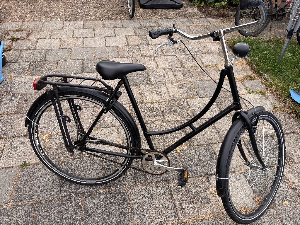 Klassieke stadsfiets 28 inch – omafiets, 53 tot 56 cm, Ophalen, Gebruikt, Handrem