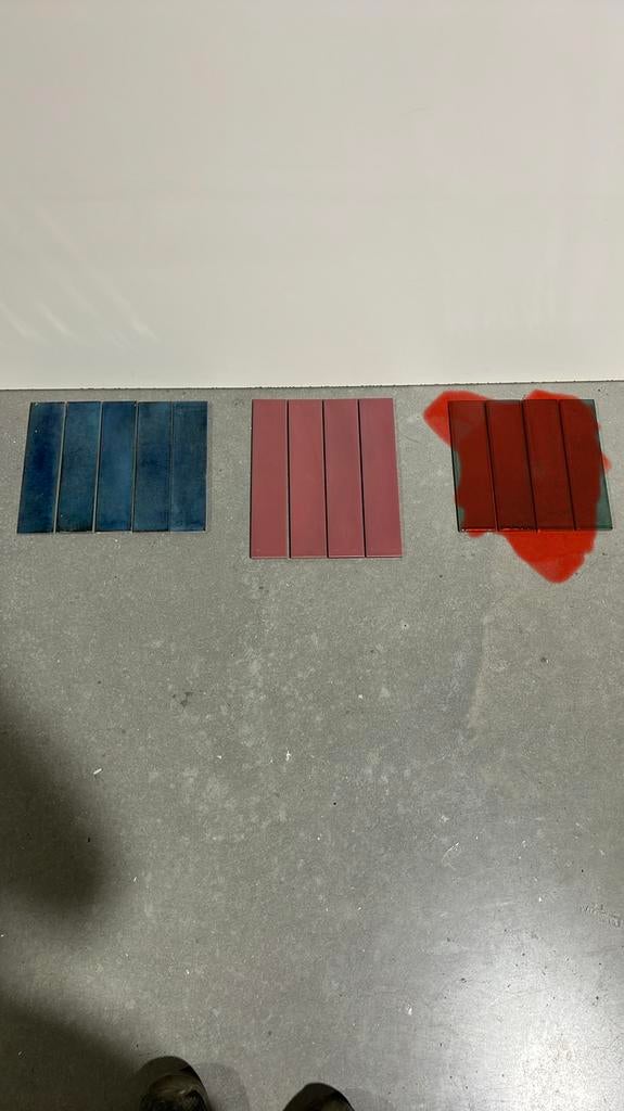 2 soorten tegels, Ophalen, Nieuw, Minder dan 20 cm, Minder dan 5 m²