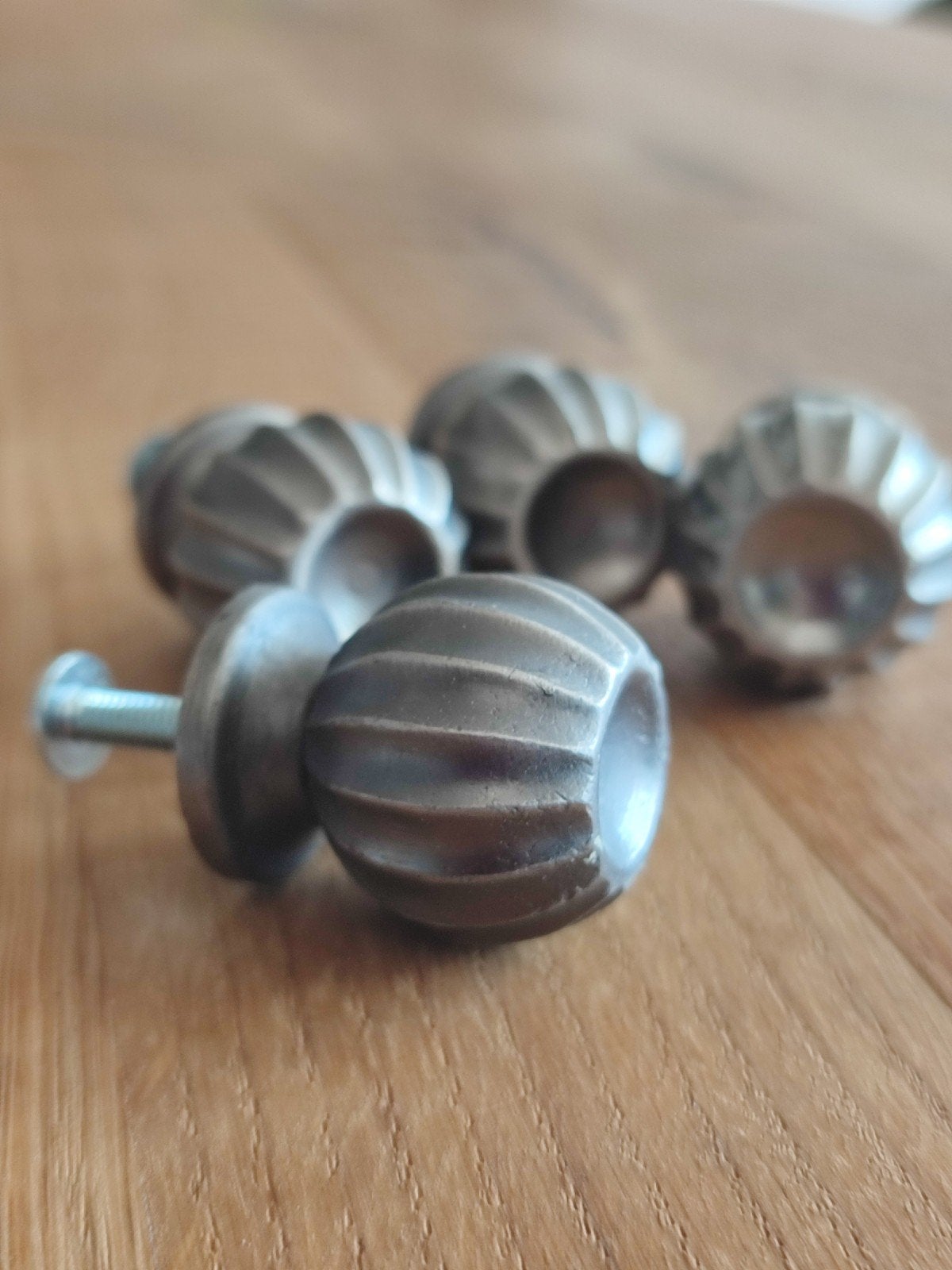 Kastknopjes metaal meubelknop ladeknop deurknop knobs 4st, Doe-het-zelf en Verbouw, Hang- en Sluitwerk, Ophalen of Verzenden, Gebruikt