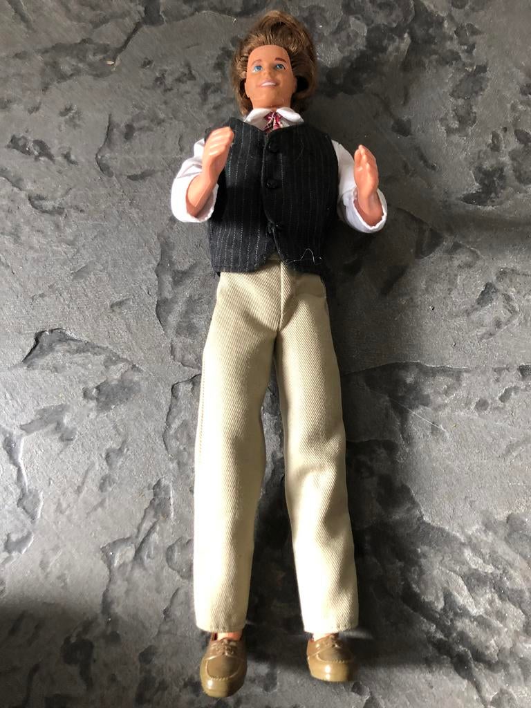 Ken barbie man pop maleisie 1968 brown rooted  hair, Verzamelen, Ophalen, Zo goed als nieuw, Fashion Doll