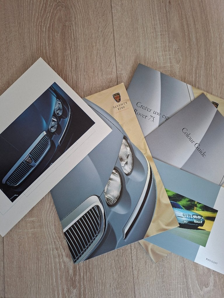 Brochures Rover 75, Ophalen of Verzenden