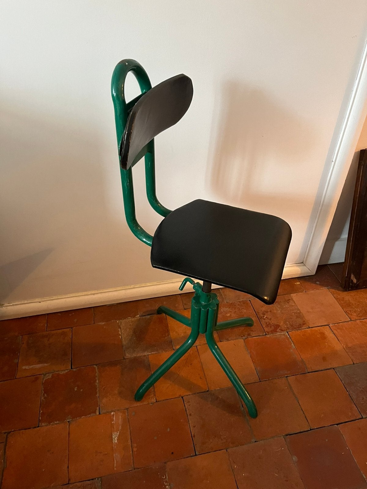 VINTAGE ATELIER STOEL BUREAUSTOEL ORIGINEEL, Antiek en Kunst, Ophalen
